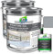 DB Rénovation Peinture Sol Beton Industriel - Garage, sous-sol - Extrême trafic extérieur, intérieur - Haute résistance - Gris fenêtre - Kit 10KG + 2L Diluant