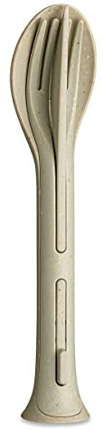 koziol Cutlery Set 3-pieces KLIKK POCKET nature desert sand