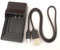 New D-LI122 NP-50 Small USB Camera Battery Charger D-LI68 KLIC-7004 For Pentax Optio Q7 A36 S12 VS20 S10 Q10 For Fuji Finepix F800EXR F660EXR F100fd F750EXR Real 3D X10 W3 X20 XP160 XP200 XF1 Parts