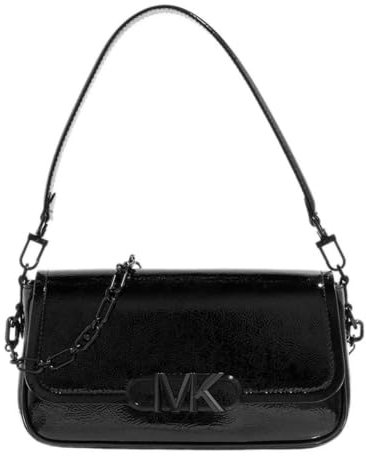 Michael Kors Women Md CNV Pouch Sh Parker Bag, Schwarz