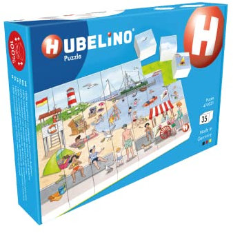 Hubelino Puzzle #410221 Ausflug zum Badestrand, 35-teilig, kompatibel mit Bausteinen Anderer Hersteller