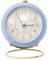 HERCHR Orologio da Tavolo Piccolo, Sveglia da Comodino Classico Silenzioso Senza Ticchettio Sveglia da Tavolo Orologio da Tavolo a Batteria Per Arredamento Camera da Letto(Viola)