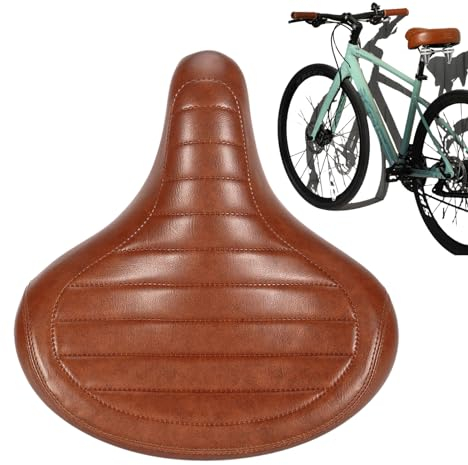 PU-Sattel, Vintage-Sattelsitz für Fahrräder, hohe Reboud Sättel mit