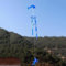 Windspiel aus Metallrohr, bringt Freude und Harmonie, schöne Dekoration für Haus und Garten (blau)