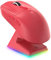 VGN GAMEPOWER ATTACK SHARK X6 SUPERLIGHT Mouse Gaming Wireless con Station di Carica, 49g Ultraleggero eSport Mouse da Gioco G502, 26000DPI, Sensore PixArt PAW3395, 2.4G/Bluetooth/Cablato, Rosso