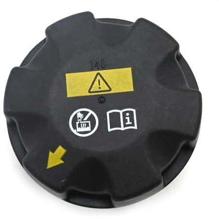 Ollanoos 17117639020 Radiator Cap Cover, Car Radiator Cap Radiator Expansion Tank Cap Replacement for BMW 1 2 3 4 5 6 7 Series 2004-2019 Engine Radiator Expansion Cover 17117521071 17117639020