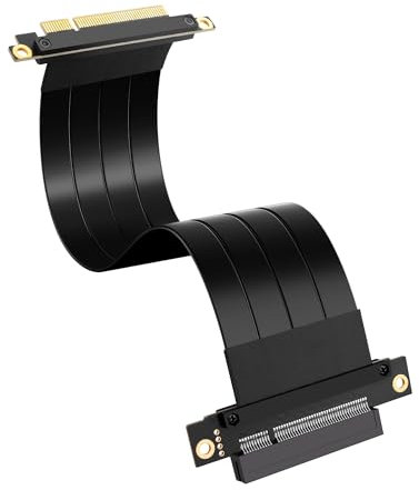 SinLoon PCIe 3.0 X8 Verlängerungskabel, PCI-E 8X Stecker auf Buchse, Riser-Kabel, 25 cm (90-Grad-Stecker)