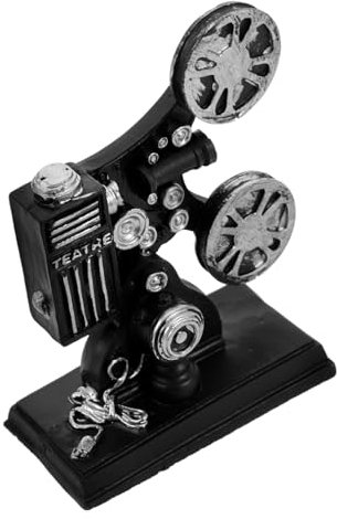 ibasenice Retro Movie Film Projector Statue Miniature Living Room Decor Old Fashion Resin Camera