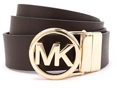 Michael Kors Wendbarer Damengürtel, 3,2 cm, stilvolles Mode-Accessoire für den täglichen Gebrauch, Braun, X-Small