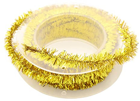 CVZQTE Lametta-Draht für Weihnachten, 1,5 m lang, für Weihnachtsbaumschmuck, Verpackung