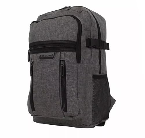 Fashion by Purdashian Easyjet Cabin Bag 45x36x20 | New Easyjet Hand Luggage Backpack | Underseat Cabin Suitcase | Carry on Luggage for Men and Women | Travel Backpack with Water Bottle Holder (Grey)