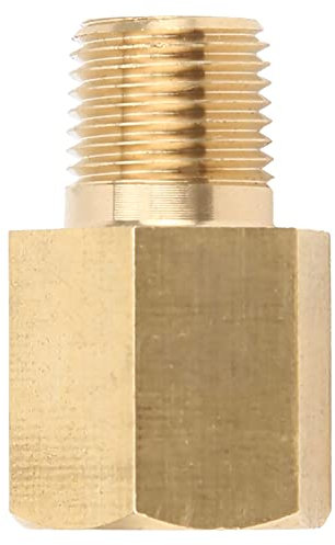 Baxnore Messgeräteadapter, rostfreier Messing-Öldruckadapter, Öldruckanschluss, Stecker-Öltemperaturadapter, Kfz-Manometer für Öldruckschalter