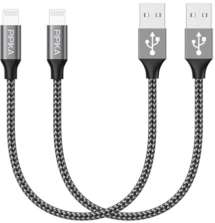 Cable Cargador iPhone [0.25M 2Pack] Cable iPhone Carga Rápida Apple Cable Lightning Compatible con iPhone 14 13 12 11 Pro/Pro Max/Mini, XR XS Max X, 8 7 6 6s Plus, 5s 5 Se