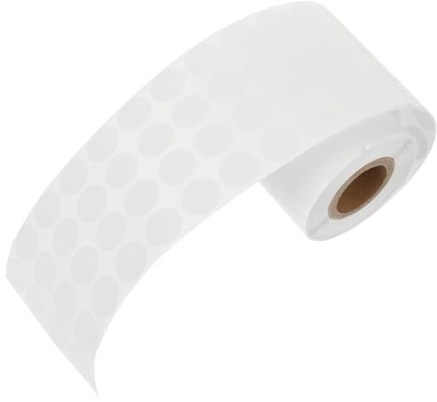 Generisch Weiße Punktaufkleber 3000 Leere Runde Für Markieren Planer-aufkleber Punkt Markierungen Klebestreifen Abnehmbarer Aufkleber Weiß