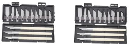 Artibetter 2 Sätze Graver Set Carving Cutter Messer Edelstahl Und Abs