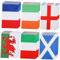 Kisangel 1 Satz String-Flag Flagge Länder Ammer internationale Wimpelketten Polyestertuch