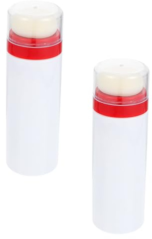 VANZACK Babypuderbehälter mit Großer Kapazität 2 Stück aus Kunststoff zufällige Farbe kompakte Pulverbox zur Minimierung von Pulververlust für Babypuder und Babys Hautpflege