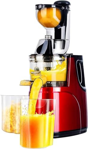 Juicer Multi-Function Fully Automatic Commercial Juice Machine with Residue Separation for Fruits and Vegetables, Large-Caliber Raw Juice Extraction