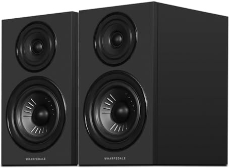 Wharfedale Diamond 12.2i - Altavoces de estantería (par) (negro)