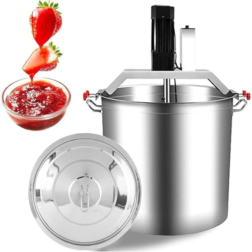 UofZc Robot da Cucina Automatico Intelligente con Timer, planetaria in Acciaio Inox da 6 Litri, Robot da Cucina Elettrico a 8 velocità per Una Cottura precisa. 80