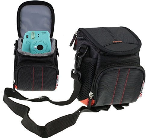 Navitech Black Digital Camera Case Bag Compatible With FUJI instax Mini 9 Camera & FUJIFILM Instax Mini 8 Instant Camera