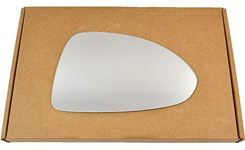 Less4spares Replacment Wing Door Mirror Glass Compatible with Vauxhall Corsa D 2006-2014 STICK-ON (Convex - Spherical, Right Driver Side)