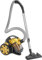 Clatronic Aspirateur sans Sac Puissant et Silencieux - Aspirateur Silencieux - Aspirateur traineau sans Sac - Aspirateur silencieurs sans Sac - Aspirateur 700 Watts - BBS 1308 Anthracite Jaune