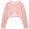 Bolerose Ragazze Manica Lunga Scintillante Bolero Bambini Caridgan (Rosa Pastello, 5-6 Anni)
