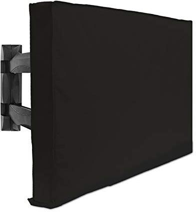 Szblnsm Outdoor TV Cover 40 - 43 - with Bottom Cover - 600D Water-Resistant and Dust-Resistant Material- Fits Your TV Better