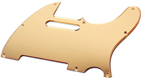 Alnicov Schlagbrett für TL-E-Gitarre, verspiegelt, goldfarben