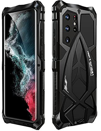 CeeDoo Samsung Galaxy S22 Ultra 5G Schutzhülle 360 Grad militärischer Schutz, stoßfest, bruchsicher, integriertes Metall und Silikon – Nior (S22Ultra) Nior