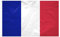 Bandera de Francia – 90 x 150 cm – Bandera francesa – Tejido reforzado – Costura duradera – Colores vivos – Bandera exterior interior – ojales integrados – Bandera nacional