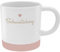 GRUSS & CO Tasse mit Gravur Schwesterherz | Steinzeug, 40 cl, mehrfarbig | Geschenk Schwester | 48434