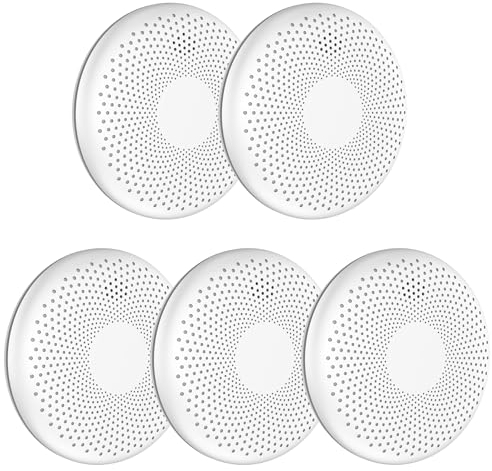 Aroha Safety Pro Rilevatore Di Fumo E Monossido Di Carbonio - Batteria Da 10 Anni - Allarme Antincendio & Rilevatore Monossido Di Carbonio - 5 pezzi