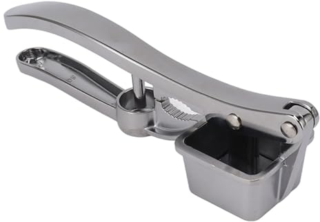 3-in-1-Knoblauchpresse, Roter Jujube-Entkerner, Walnussöffner, Aluminiumlegierung, Manueller Knoblauchwolf mit Scharfer Klinge für den Küchengebrauch. Sparen Sie Zeit