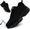 LAoutun Arbeitsschuhe Herren Leichte Sicherheitsschuhe Elastische weiche Stahlkappenschuhe Berufsschuhe Herren Bequeme Stilvolle Schützende Industrielle Arbeitsstiefel mit Luftkissen