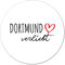 Huuraa Magnet Dortmund verliebt Geschenk 59mm Kühlschrankmagnet Flaschenöffner Dortmund Geschenkidee