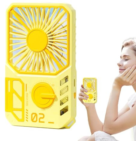 Ventilatore portatile, ricaricabile tramite USB, ventilatore portatile per collana, ventilatore personale a batteria, per interni ed esterni
