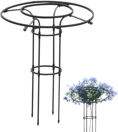 Rankgitter Metall, Rankhilfe Garten, Rankhilfen Für Kletterpflanzen Topfpflanzen Im Freien, Vertikales Rankgitter Für Den Garten - Rostfreier Gitter-Stützrahmen Aus Metall,Rankgitter Aus Metall