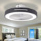 Depuley LED Ceiling Fan with Light: Smart Ceiling Fan Light - Reversible Motor Fan Lights Ceiling for Bedroom - 3000K-6500K Dimmable Ceiling Fan Remote Control Black