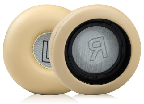 SINOWO Replacement Earpads for Bang & Olufsen Beoplay H8i Wireless Bluetooth Over-Ear Headphones(Do Not Fit H8),Ear Pads Cushions with Noise Isolation Memory Foam(Natural)