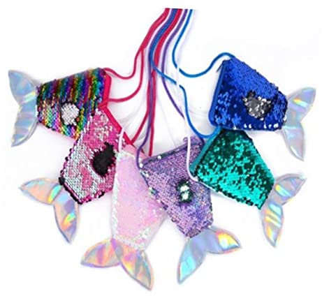 COLLBATH Pailletten-geldbörse Für Damen Meerjungfrauenschwanz-Design Umhängetasche Hellgrün Sling-geldbörse Wechselgeldhalter Tasche Für Geschenke Party-Accessoires Reisen Und Alltag