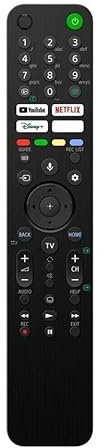 XINFUTE Télécommande de rechange RMF-TX520E pour Sony 4K Smart LCD Voice TV KD-43X80J