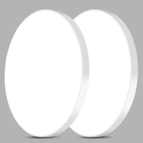 2 Stück LED Deckenleuchte Dimmbar 24W Ø30cm, RGB & CCT 3000-6500K, IP54 | Kompatibel mit APP-Steuerung, Fernbedienung, Timer, Nachtlicht, Ideal für Schlafzimmer, Wohnzimmer, Küche