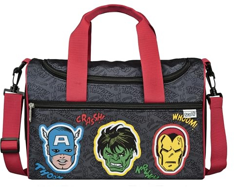 Scooli - Sporttasche für Kinder - 23 x 35 x 16 cm - geräumiges Hauptfach - Verstellbarer Schultergurt - Zubehör für die Schule - Umhängetasche