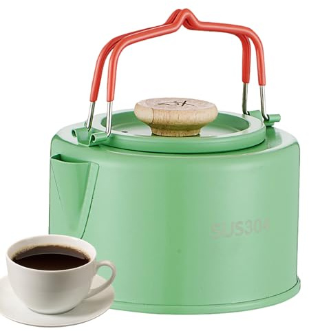 Campingkessel Für Das Kochen Von Wasser 1100 Milliliter Tragbare Edelstahl