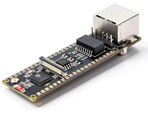 Behogan ESP32-S3 ETH Development Board, 240MHz Dual Core Processor,Wi-Fi & BT Support,10/100Mbps RJ45 Ethernet Port,ESP32-S3 ETH Ethernet Development Board,2.4G Hz,Onboard Type-C Port und TF Card Slot