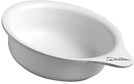 Pentole Agnelli ALSA111BW10 Cuoci Cipolla a Servire in Alluminio, Diametro 10 cm, Spessore 3 mm, Antiaderente, Bianco, Silicone