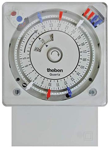Theben sul189g – Interruttore orario 72 x 72 24H 2 x 10 A con Backup
