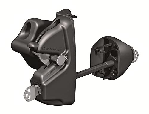 D&D LLDABLRB LokkLatch Premium GATE Latch Locks from Both Sides